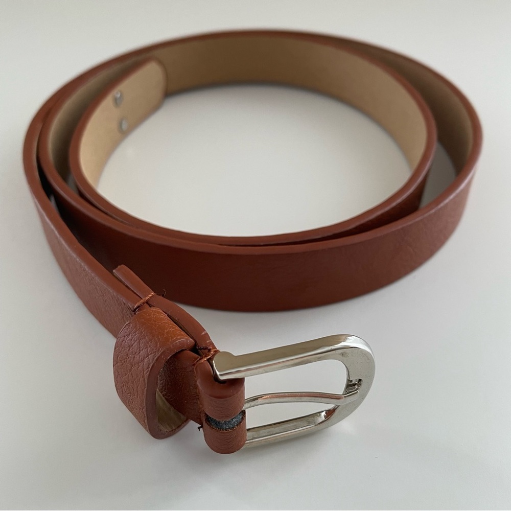 Brown Skinny Belt - Picture 3 of 8